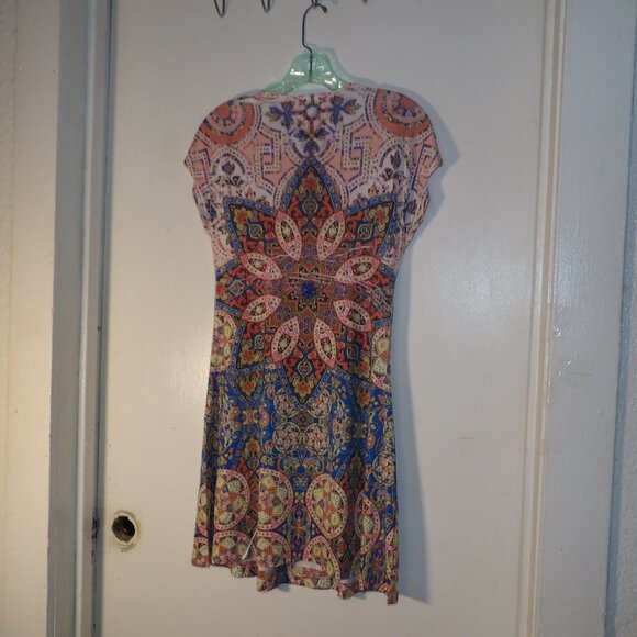 Katydid Embellished Slinky  Summer Dress Sz L - Picture 6 of 7